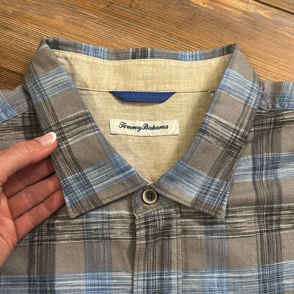 Tommy Bahama plaid long sleeve button down 2XL - Picture 1 of 7